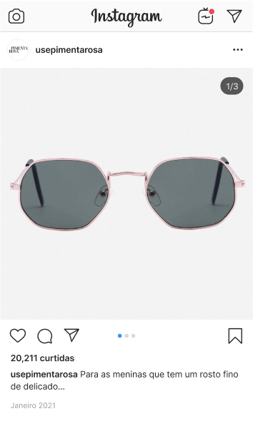 Imagem illustrativa da loja virtual da marca Pimenta Rosa